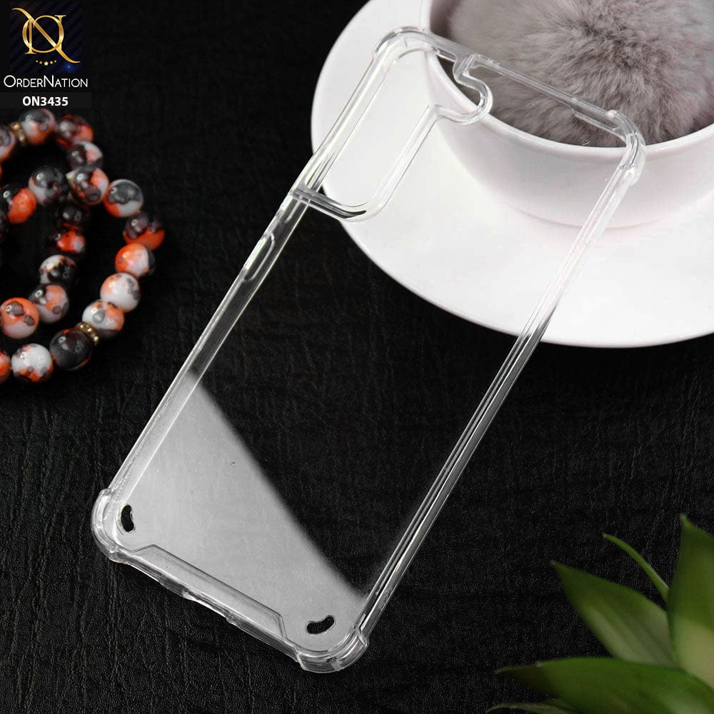Samsung Galaxy S22 5G Cover - New Glossy Look Shockprof Bumper Soft Borders Semi Hard Back Clear Case