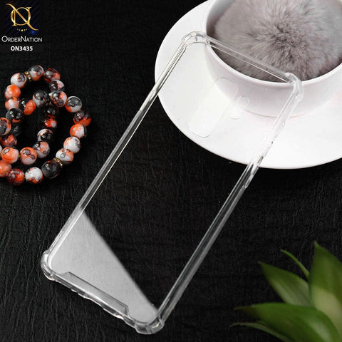 Samsung Galaxy S9 Plus Cover - New Glossy Look Shockprof Bumper Soft Borders Semi Hard Back Clear Case