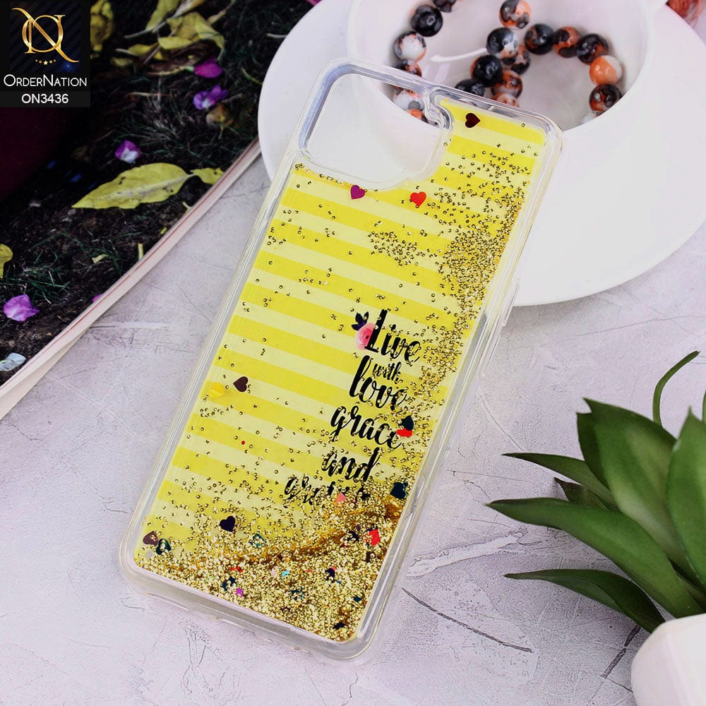 Oppo A93 Cover - Design 13 - Trendy Cute Design Soft Silicone Bling Sparkle Moving  Liquid Glitter Case
