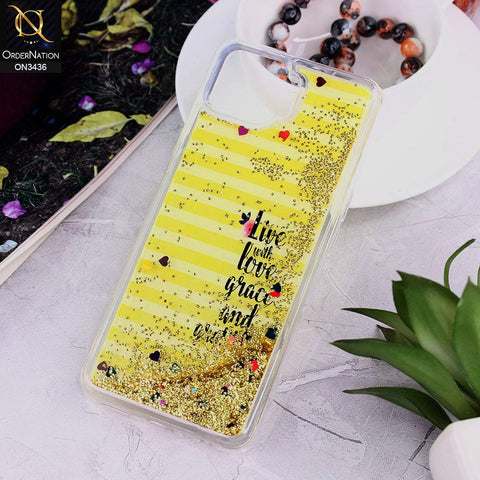 Oppo A73 Cover - Design 13 - Trendy Cute Design Soft Silicone Bling Sparkle Moving  Liquid Glitter Case