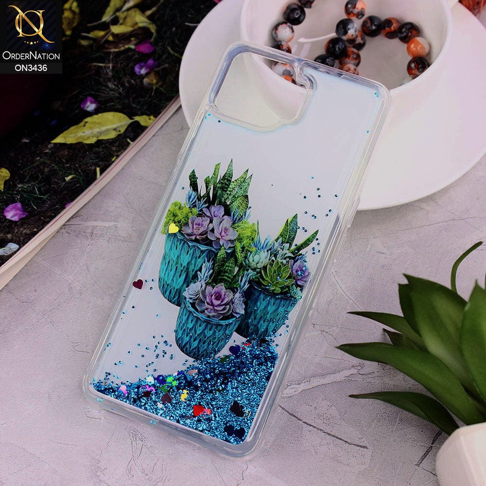 Oppo F17 Pro Cover - Design 5 - Trendy Cute Design Soft Silicone Bling Sparkle Moving  Liquid Glitter Case