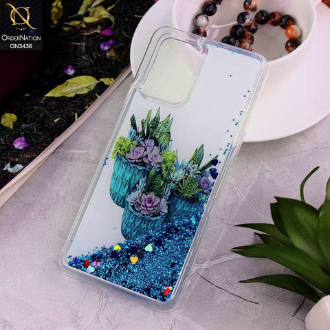 Oppo A95 4G Cover - Design 11 - Trendy Cute Design Soft Silicone Bling Sparkle Moving  Liquid Glitter Case