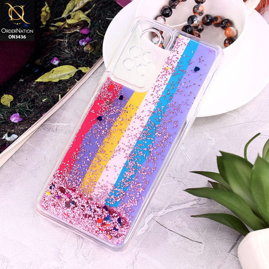 Infinix Note 11 Pro Cover - Design 4 - Trendy Cute Design Soft Silicone Bling Sparkle Moving  Liquid Glitter Case