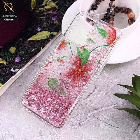 Vivo V21e Cover - Design 11 - Trendy Cute Design Soft Silicone Bling Sparkle Moving  Liquid Glitter Case
