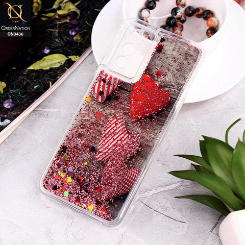 Vivo S10e Cover - Design 13 - Trendy Cute Design Soft Silicone Bling Sparkle Moving  Liquid Glitter Case