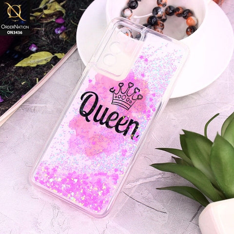 Vivo S10e Cover - Design 3 - Trendy Cute Design Soft Silicone Bling Sparkle Moving  Liquid Glitter Case