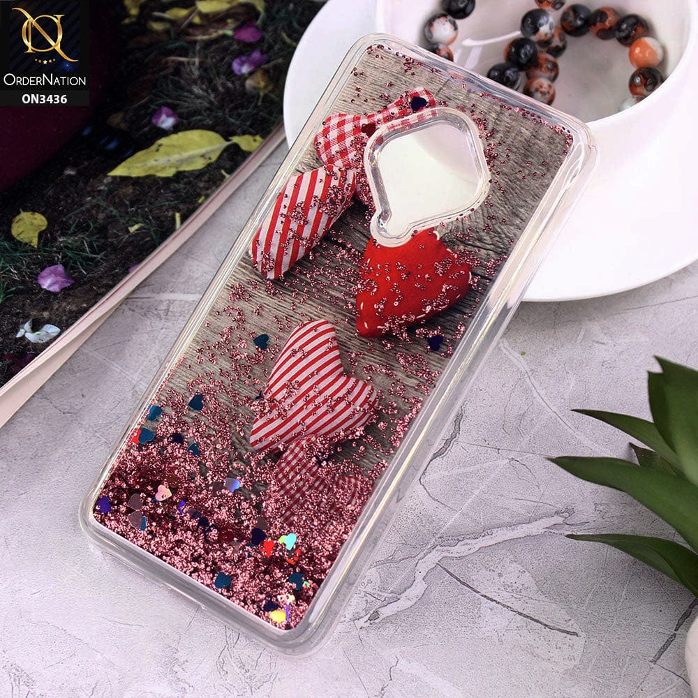 Vivo Y51 (2020 September) Cover - Design 7 - Trendy Cute Design Soft Silicone Bling Sparkle Moving  Liquid Glitter Case