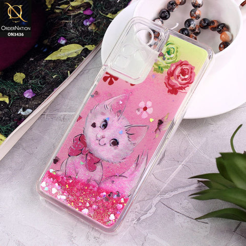 Infinix Zero Xi Cover - Design 11 - Trendy Cute Design Soft Silicone Bling Sparkle Moving  Liquid Glitter Case