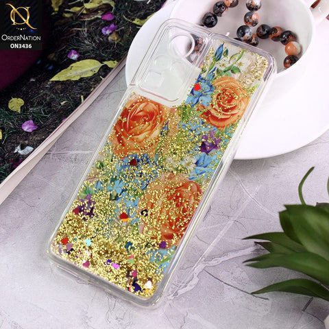 Infinix Zero X Cover - Design 7 - Trendy Cute Design Soft Silicone Bling Sparkle Moving  Liquid Glitter Case