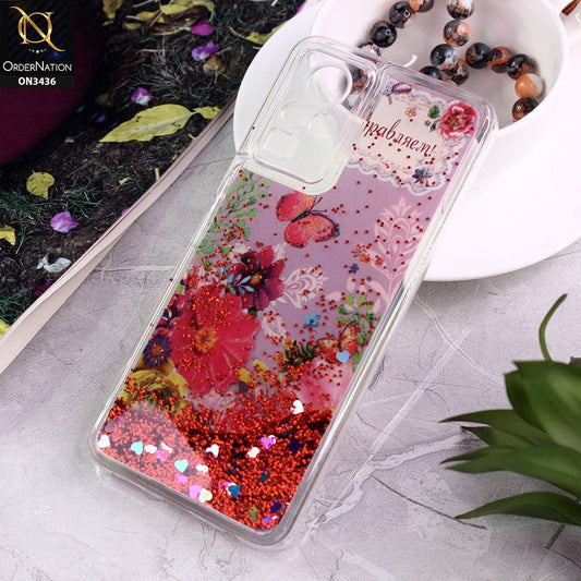 Infinix Zero X Cover - Design 9 - Trendy Cute Design Soft Silicone Bling Sparkle Moving  Liquid Glitter Case