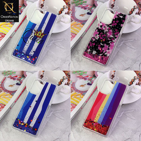 Oppo Reno 6 Cover - Design4 - Rainbow Series Design Soft Silicone Bling Sparkle Moving  Liquid Glitter Case