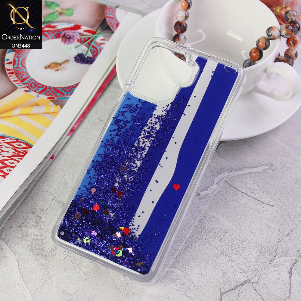 Oppo A94 Cover - Design4 - Rainbow Series Design Soft Silicone Bling Sparkle Moving  Liquid Glitter Case