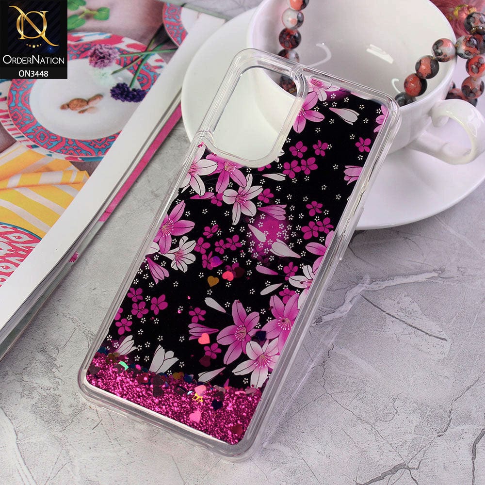 Oppo Reno 6 Cover - Design2 - Rainbow Series Design Soft Silicone Bling Sparkle Moving  Liquid Glitter Case