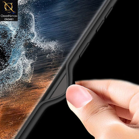 Samsung Galaxy S22 Ultra 5G Cover - Black - Soft Silicone Shock Proof Camera Protection Protective Case