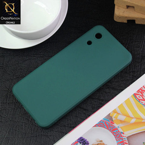 Samsung Galaxy A03 Core Cover - Dark Green - Soft Silicone Camera Protection Case