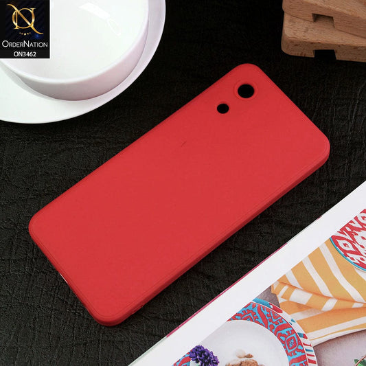 Samsung Galaxy A03 Core Cover - Red - Soft Silicone Camera Protection Case