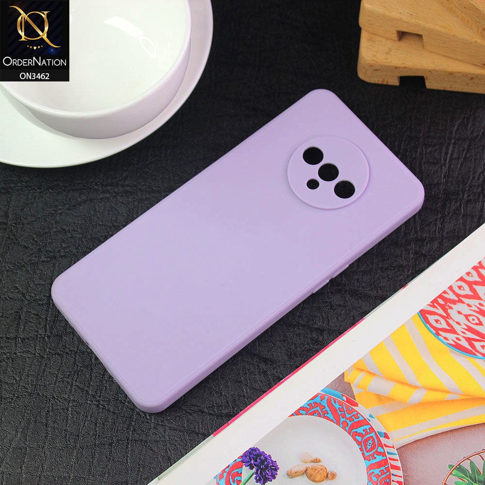 OnePlus 7T Cover - Purple - Soft Silicone Camera Protection Case