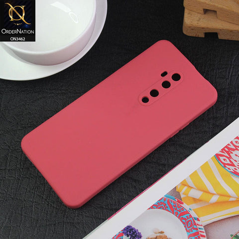 OnePlus 7T Pro Cover - Pomegranate Red - Soft Silicone Camera Protection Case