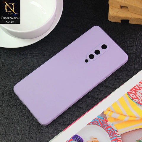 OnePlus 8 4G Cover - Purple - Soft Silicone Camera Protection Case
