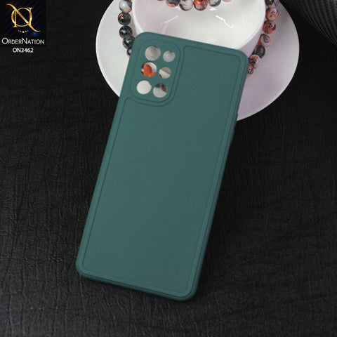 OnePlus 8T Cover - Dark Green - Soft Silicone Camera Protection Case