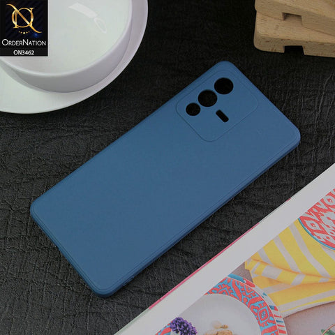 Vivo S12 Cover - Aegean Blue - Soft Silicone Camera Protection Case