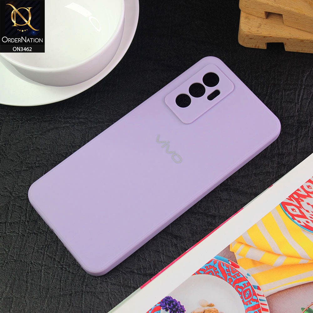 Vivo S10e Cover - Purple - Soft Silicone Camera Protection Case