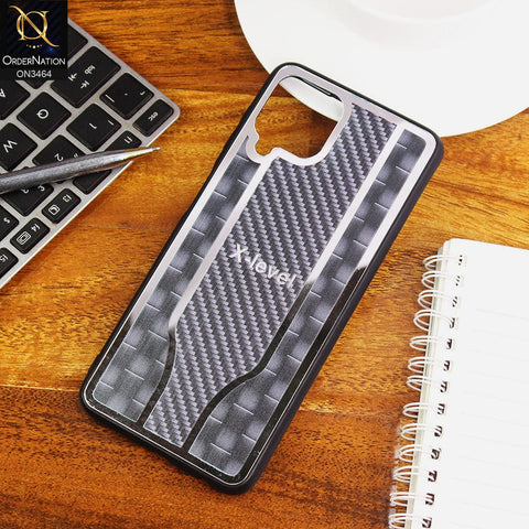 Samsung Galaxy A22 Cover - Black - Glossy Shiny Semi Soft Back Soft Borders Case