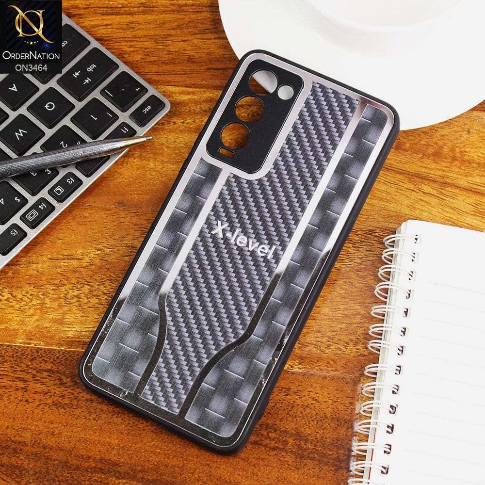 Tecno Camon 18T Cover - Black - Glossy Shiny Semi Soft Back Soft Borders Case