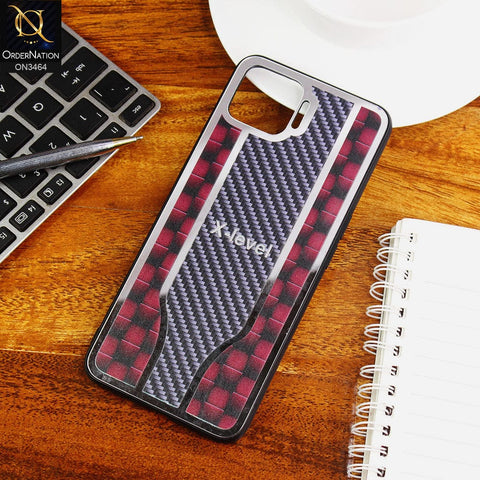 Oppo F17 Cover - Red - Glossy Shiny Semi Soft Back Soft Borders Case