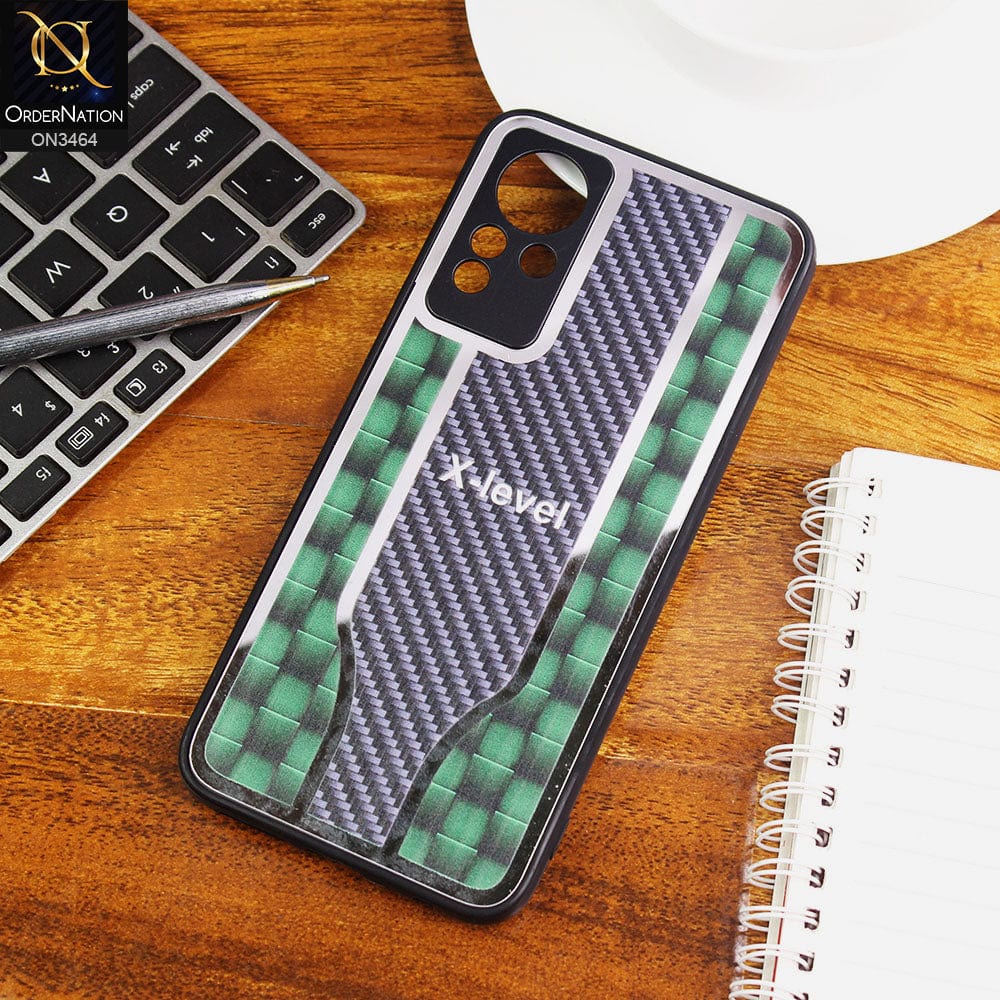Infinix Note 11 Cover - Green - Glossy Shiny Semi Soft Back Soft Borders Case