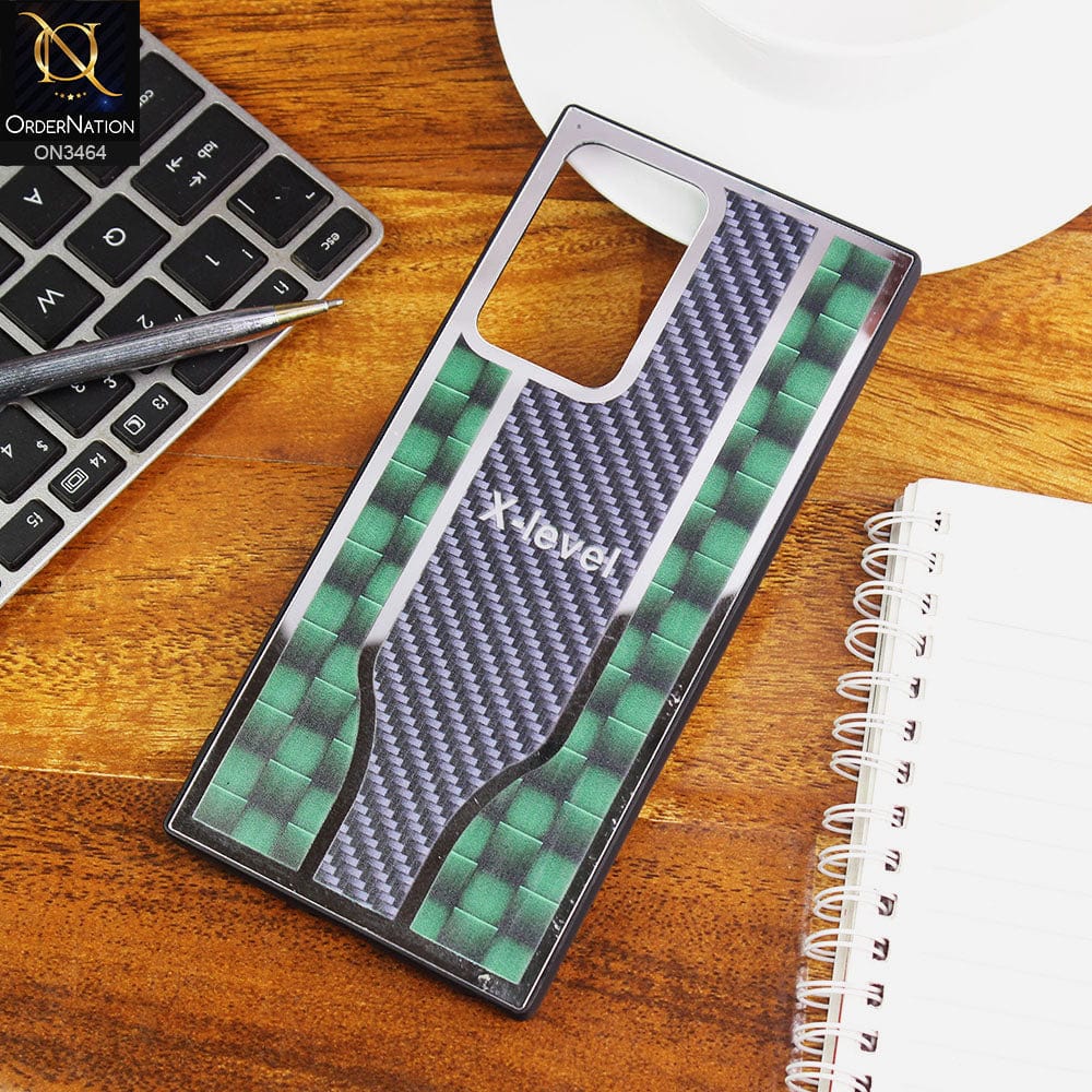 Samsung Galaxy Note 20 Ultra Cover - Green - Glossy Shiny Semi Soft Back Soft Borders Case