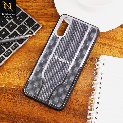 Vivo S1 Cover - Black - Glossy Shiny Semi Soft Back Soft Borders Case