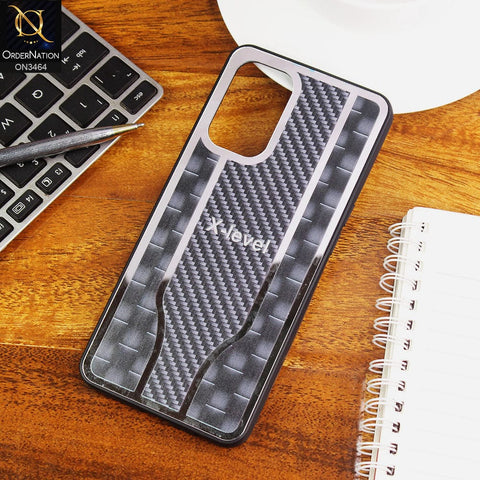 Samsung Galaxy A52 Cover - Black - Glossy Shiny Semi Soft Back Soft Borders Case