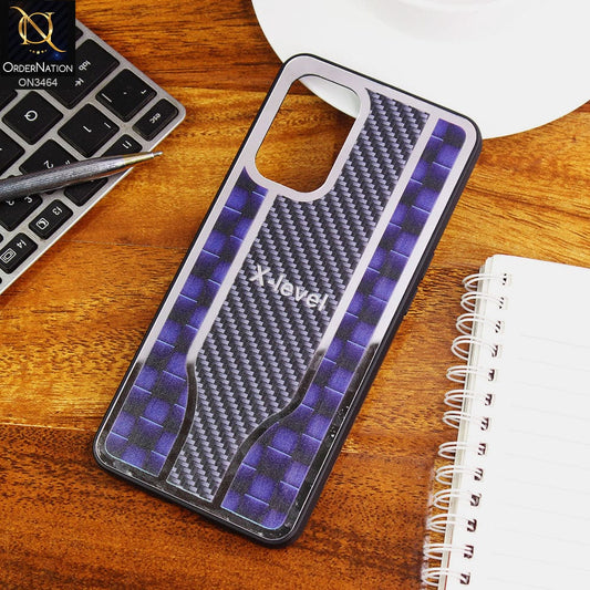 Samsung Galaxy A52s 5G Cover - Blue - Glossy Shiny Semi Soft Back Soft Borders Case