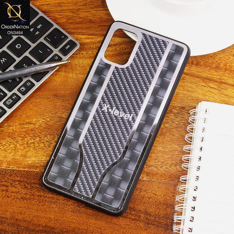 Vivo V20 Cover - Black - Glossy Shiny Semi Soft Back Soft Borders Case