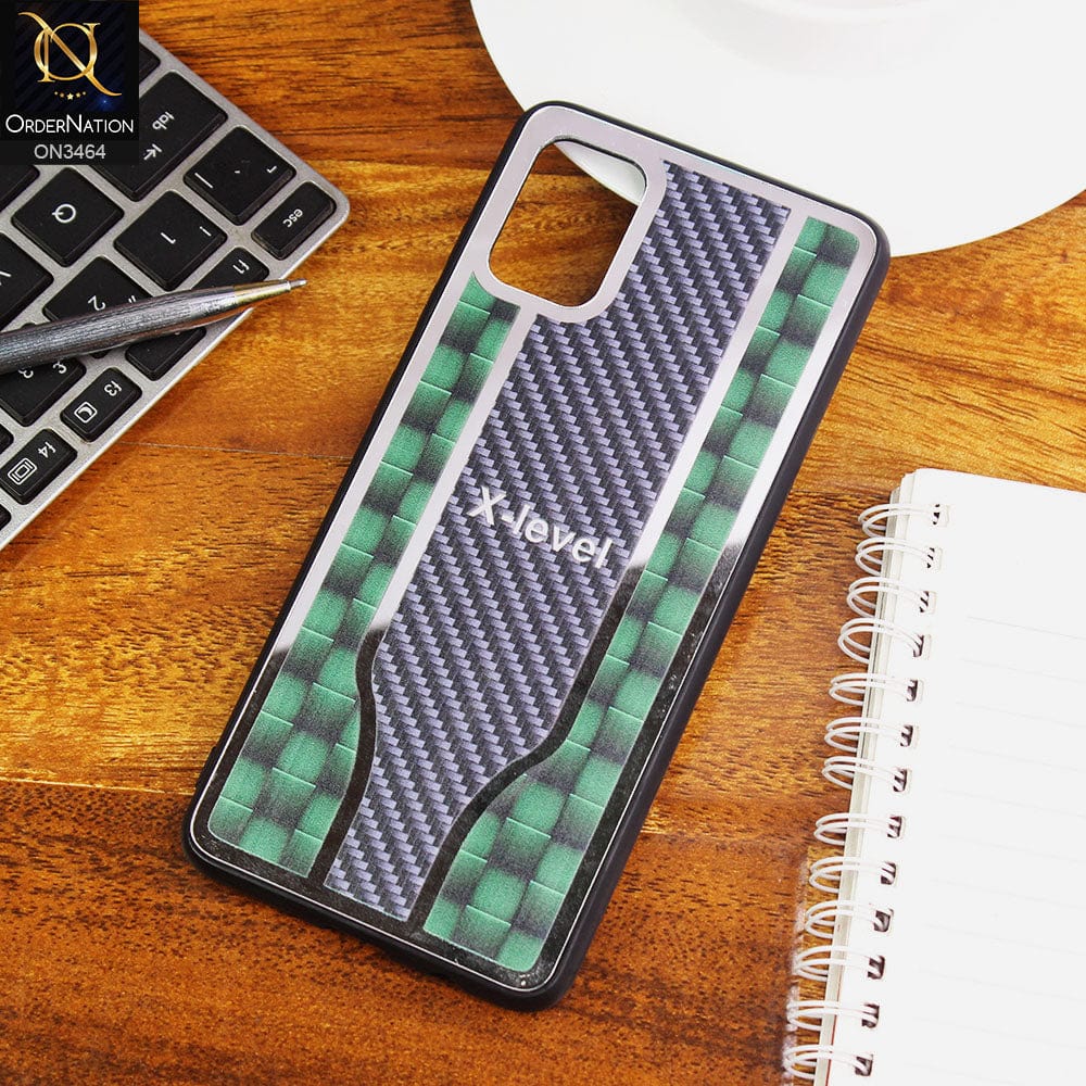 Vivo V20 Cover - Green - Glossy Shiny Semi Soft Back Soft Borders Case