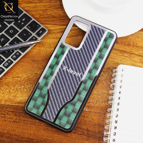Vivo V21e Cover - Green - Glossy Shiny Semi Soft Back Soft Borders Case