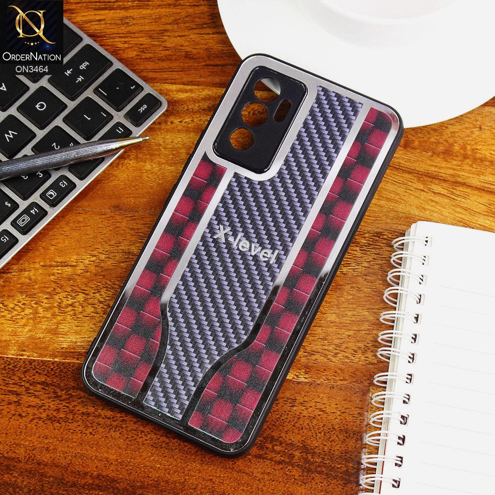 Vivo S10e Cover - Red - Glossy Shiny Semi Soft Back Soft Borders Case