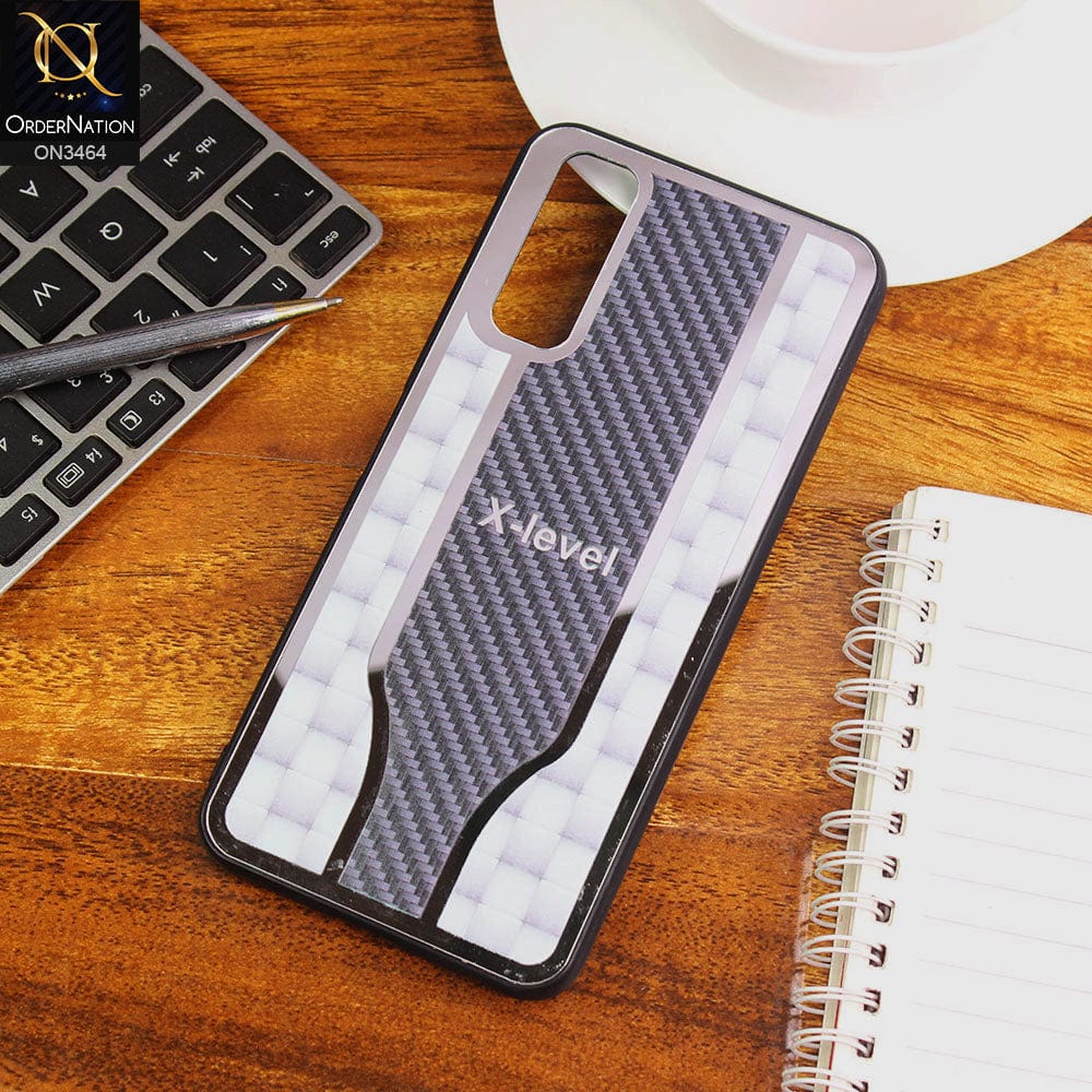 Vivo Y51 (2020 December) Cover - White - Glossy Shiny Semi Soft Back Soft Borders Case