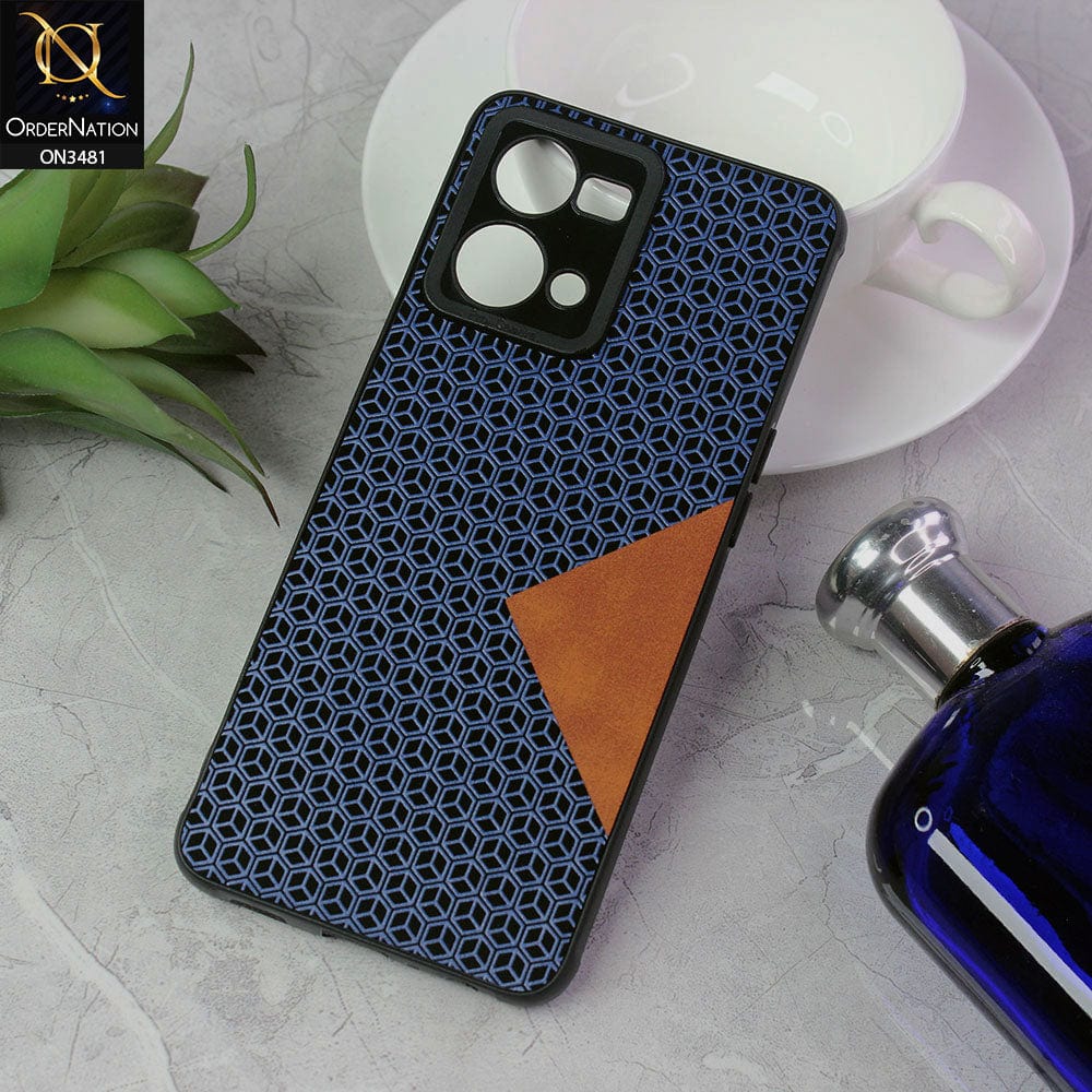 Oppo Reno 7 4G Cover - Blue - New Design Soft Silicone Camera Protection Case