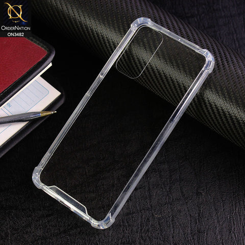 Xiaomi Redmi Note 11S Cover - Transparent - Soft TPU Borders Shockproof Bumper Transparent Case
