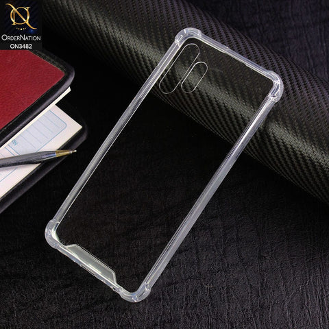 Samsung Galaxy A32 Cover - Transparent - Soft TPU Borders Shockproof Bumper Transparent Case