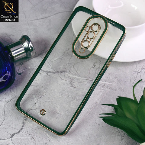 OnePlus 7 Pro Cover - Green - New Electroplated Side Borders Camera Protection Case