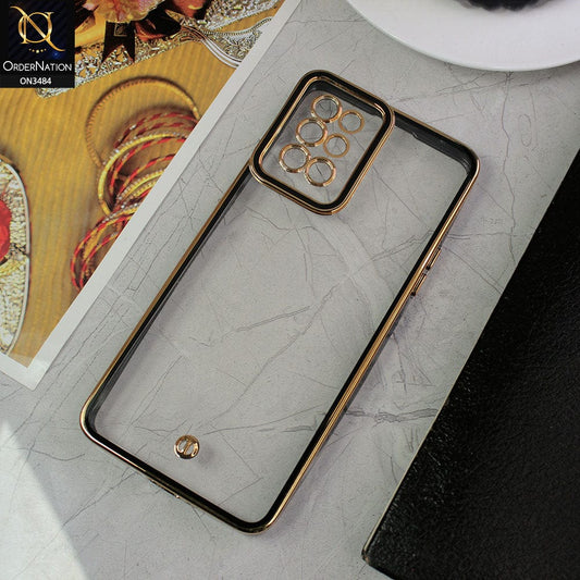 OnePlus 8T Cover - Black - New Electroplated Side Borders Camera Protection Case