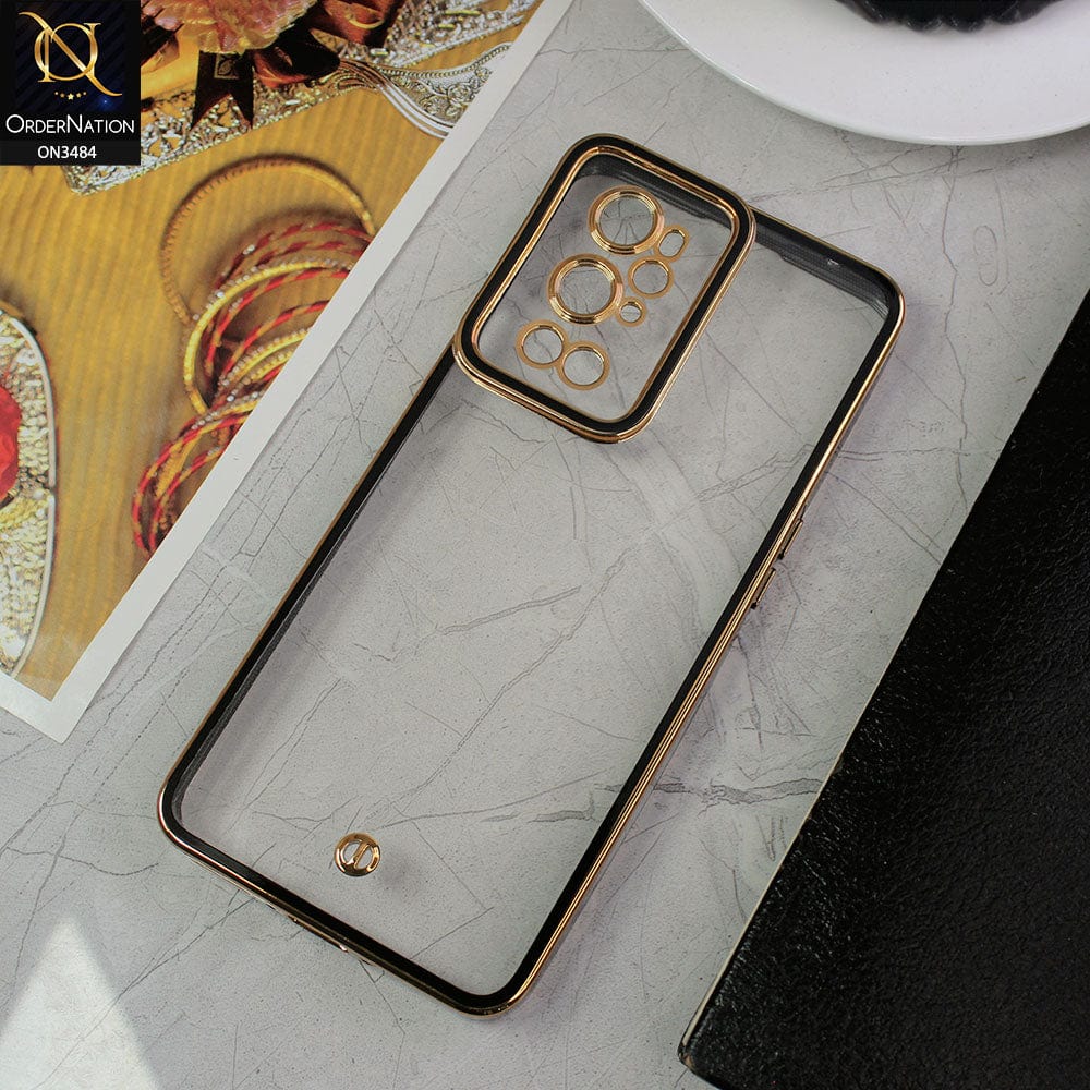 OnePlus 9 Pro Cover - Black - New Electroplated Side Borders Camera Protection Case