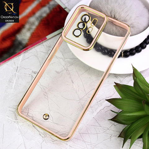 Xiaomi Poco X3 GT Cover - Pink - New Electroplated Side Borders Camera And Lense Protection Case