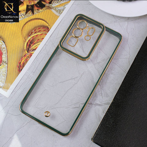 Samsung Galaxy S20 Ultra Cover - Green - New Electroplated Side Borders Camera Protection Case