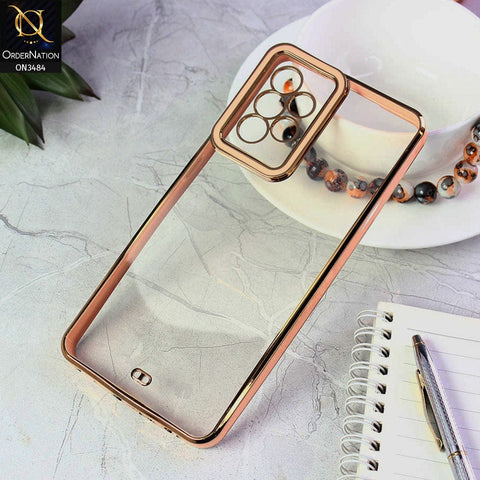 Samsung Galaxy A52 Cover - Pink - New Electroplated Side Borders Camera Protection Case