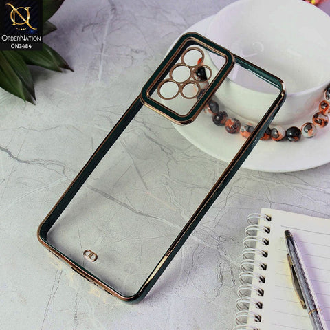 Samsung Galaxy A53 5G Cover - Green - New Electroplated Side Borders Camera Protection Case