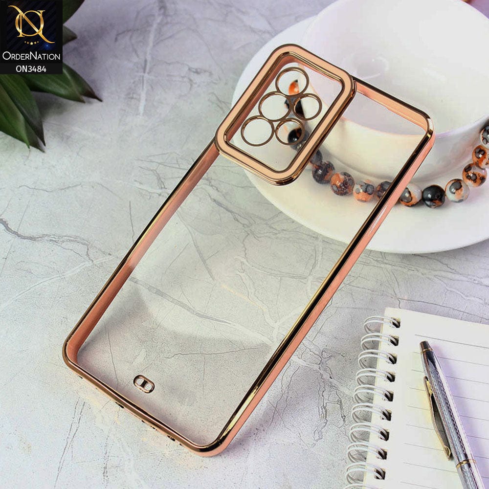 Samsung Galaxy A53 5G Cover - Pink - New Electroplated Side Borders Camera Protection Case